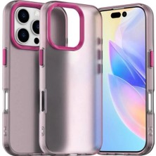 Darkom Iphone 16 Pro Uyumlu Düz Renkll Magsafe Kablosuz Şarj Özelliği Aktif Olarak Çalışan Kılıf
