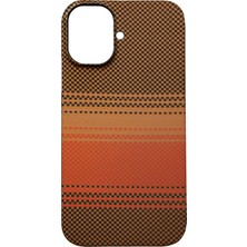 Darkom Iphone 16 Uyumlu Ince Şık Renkli Desenli Darbe Emici Özelliğe Sahip Carbon / Karbon Kılıf