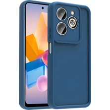 Darkom Infinix Hot 40I Uyumlu Kılıf Yumuşak Silikon Dokulu Kamera Korumalı Darbe Emici Telefon Kılıfı