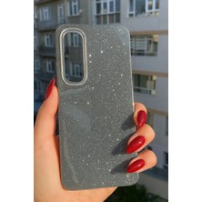 Darkom Realme C65 Uyumlu Düz Parlak Renkli Simli Darbe Emici Özelliğe Sahip Telefon Kılıfı