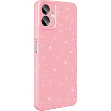 Darkom Samsung Galaxy A07 Uyumlu /düz Renkli / Simli / Işıltılı / Darbe Emici/koruyucu Özellikli Kılıf