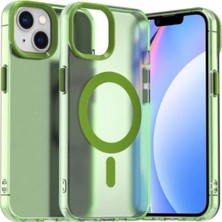 Darkom Iphone 15 Uyumlu Düz Renkll Magsafe Kablosuz Şarj Özelliği Aktif Olarak Çalışan Darbe Emici Kılıf