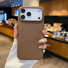 Darkom Iphone 16 Pro Uyumlu Düz Renkli Darbe Emici Özelliğe Sahip Magsafe Özelliği Aktif Çalışan Kılıf
