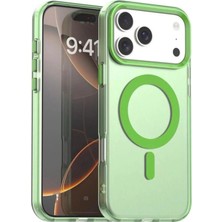 Darkom Iphone 17 Pro Uyumlu Düz Renkll Magsafe Kablosuz Şarj Özelliği Aktif Olarak Çalışan Telefon Kılıfı