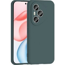 Darkom Honor 400 Pro Uyumlu Düz Renkli Içi Kadife Darbe Emici Özelliğe Sahip Silikon Kılıf.