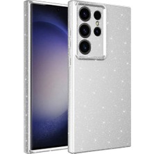Darkom Samsung Galaxy S24 Ultra /düz Renkli / Simli / Işıltılı / Darbe Emici/koruyucu Özellikli Kılıf
