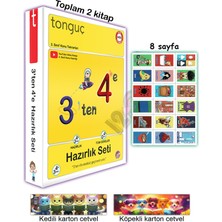 Tonguç Akademi 3'ten 4'e Hazırlık Seti 2026 Yaz Tatili Ingilizce Kartlar
