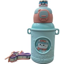 Noki Pipetli Çelik Matara 460 ml