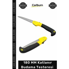 Carlburn #testere Profesyonel Çelik Keskin Portatif Ergonomik 180 mm Katlanır Budama Testeresi Çakı Tipi