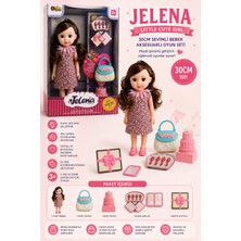 Aksesuarlı Kız Oyuncak Bebek 30 cm – Jelena Moda Bebek Seti
