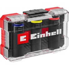 Orijinal Einhell M-Case 3 Parça Mekanik Darbeli Lokma Seti (Ø 17 / 19 / 21 Mm, 80 mm Uzunluk, Manganez Fosfatlı Crmo Çelik, 1/2” Kare Bağlantı, Plastik Kılıf, Renk Kodlaması) - 49109263