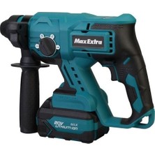 Max-Extra MXP9022 Çift Akülü Kırıcı Delici 20V 4AH Kömürsüz