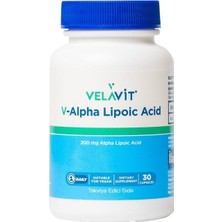 Velavit V-Alpha Lipoic Acid 30 Kapsül