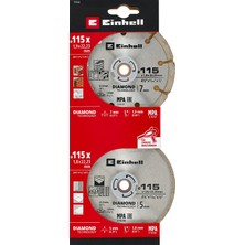 Einhell Classic Elmas Kesme Diski Seti, 2 Parça, Ø 115 x 1.2 mm - 49797060