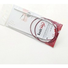 Knitme 80 cm Renkli Misinalı Şiş 3 mm