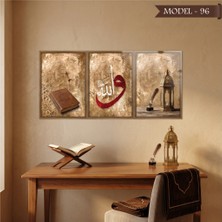 Akıllı Kağıt Cam Görünümlü Yapışkanlı Tablo Dini (Model- 96)