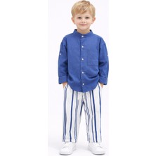 Baby Lory Kids Store Erkek Çocuk Gömlekli Keten Takım