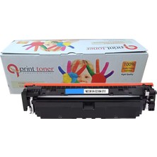 QPRİNT TONER Hp Color Laserjet Pro 4203 Toner 230A Çipli Muadil Toner Mavi 1800 Sayfa MFP4303 W2301A 2301
