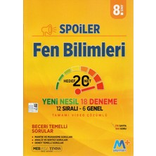 Spoiler Yayınları Spoiler 8.sınıf Lgs Fen Bilimleri Deneme Sınavı