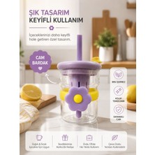 Fıltrelı Cam Bardak / Lımonata Smoothıe ve Soğuk Içecekler Içın