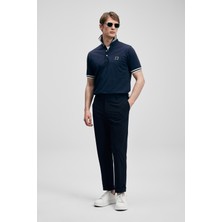 Lufian Cole Smart Erkek Polo Tişört Lacivert