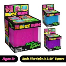 PopŞeker Schylling Needoh Nice Dağ - Dev Nice Cube Duyusal Sıkıştırma Oyuncağı - Super Solid Squish