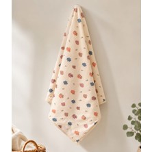 Unısex 85*90 cm Istiridye Çift Katlı Bebek Battaniye