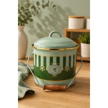 Pr Home Alaria Yeşil Emaye Bakraç 20 cm
