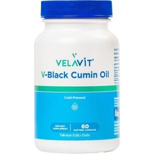Velavit V-Black Cumin Oil 60 Yumuşak Kapsül