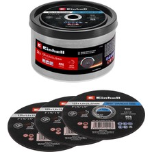 Orijinal Einhell Metal Kesme Diski Seti, 50 Parça, Ø 125 mm, Metal Kutu (hızlı kesim, metal işleme, kolay kesim, MPA sertifikalı) - 49711528