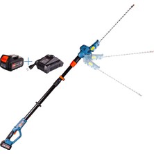 Senix Htpx2-M-Eu  Akülü Yüksek Çit Biçme Makinası 4.0 Ah 55 cm
