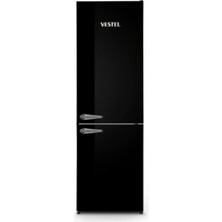 Vestel No-Frost Siyah Retro Buzdolabı