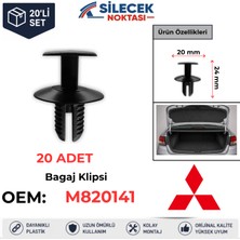 Silecek Noktası Mitsubishi Bagaj Klipsi 20 Adet M820141
