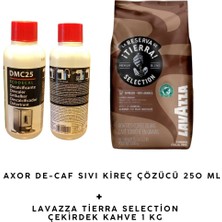 Lavazza La Reserva De Tierra Selection Çekirdek Kahve 1 kg + Axor De-Caf Sıvı Kireç Çözücü 250 ml