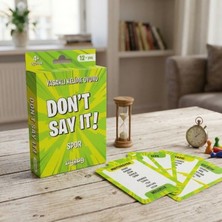 Yefking Yasaklı Kelime Oyunu Don't Say It! Spor - Eğlenceli Kart Oyunu
