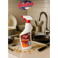 Can Bizim Çok Amaçlı Yağ ve Kir Sökücü 750 ml (Evye Fırın Ocak ve Tüm Yüzeylerde Etkili)