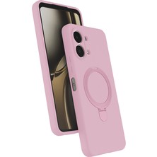 Oppo A6 Pro Lyon Tech Kılıf M-Safe Şarj Özellikli Standlı Zore Samara Kapak Darbe Korumalı Manyetik Telefon Kılıfı