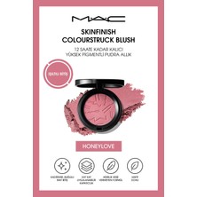 M.A.C Skinfinish Colourstruck Blush 12 Saate Kadar Kalıcı, Yüksek Pigmentli Pudra Allık - Honeylove