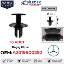 Silecek Noktası Mercedes Bagaj Klipsi 10 Adet A2019900292