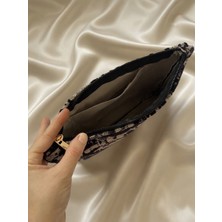 Veloria Bag & Scarf Veloria Bag Zigzag Clucth Çanta Dokuma Kumaş  ve Koruma Pedi Içeren  Ipad  Tablet Taşıma Çantası