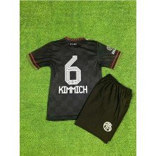 B.a.y.e.r.n M.ü.n.i.h 2025/26 Yeni Sezon Joshua Kimmich Alternatif Çocuk Forması (Black)