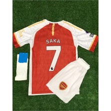 Arsenal 2023-24 Yeni Sezon Bukayo Saka Çocuk Forması 3'lü Set
