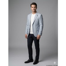 Centilmen Mcr Slim Fit Keten Karışımlı Blazer Ceket 41495