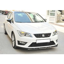 Tuning Vadisi Seat Leon Mk3 Fr Ön Lip Parlak Siyah Plastik Ön Ek Karlık 2012 2013 2014 2015 2016