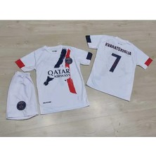 Psg 2024/25 Yeni Sezon Kvaratskhelia Çocuk Forması (Beyaz)