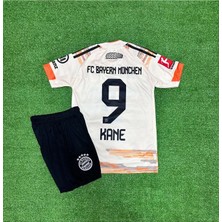 B.a.y.e.r.n M.ü.n.i.h  2025-26 Yeni Sezon Harry Kane Deplasman Çocuk Forması (Bej)