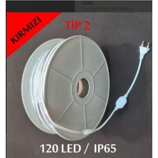 Erbay Kırmızı 50 Metre 220V Şerit LED Kırmızı