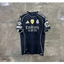 Real Madrid 2025/26 Yeni Sezon Isimsiz Şampiyonlar Ligi Deplasman Forması