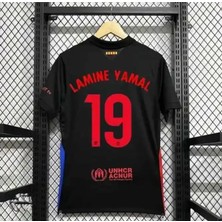Barcelona 2024/25 Yeni Sezon Lamine Yamal Deplasman Forması (Black)