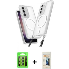 Pileli Store Pilelistore™ Galaxy S23 Kılıf Atlas Doku Koleksiyonu - Siyah 6d Mat Seramik Hayalet Nano Ekran Koruyucu + Raze Metal Kamera Lens - Yl